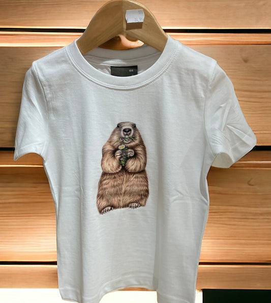 Kinder T-Shirt Murmeltier