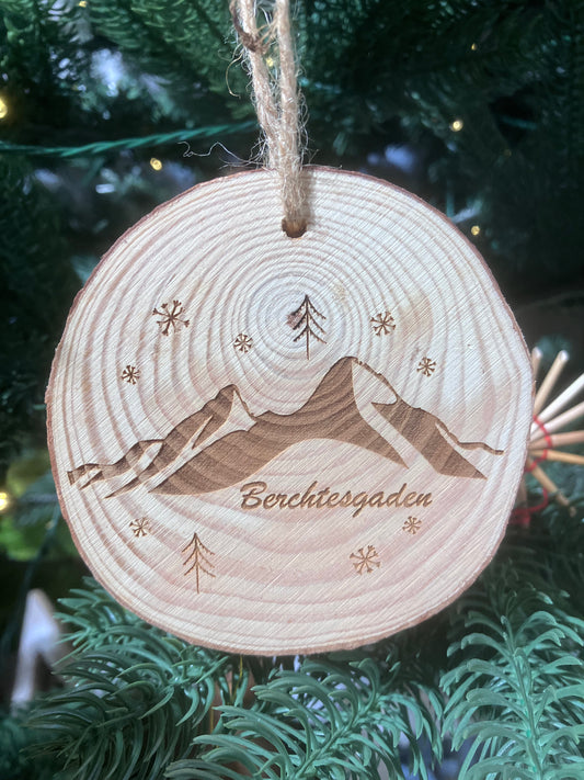 Holzscheibe Berchtesgaden Aufhänger