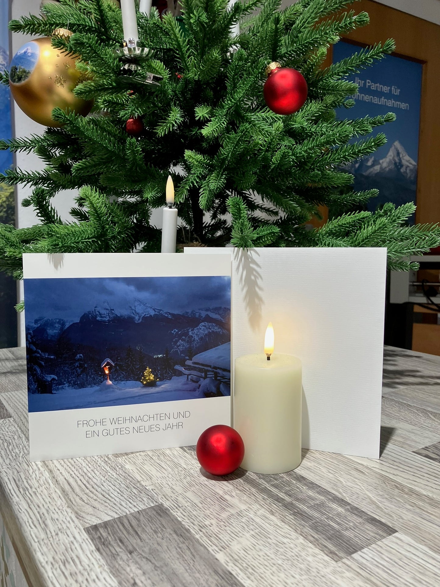 Weihnachtsklappkarten Berchtesgaden