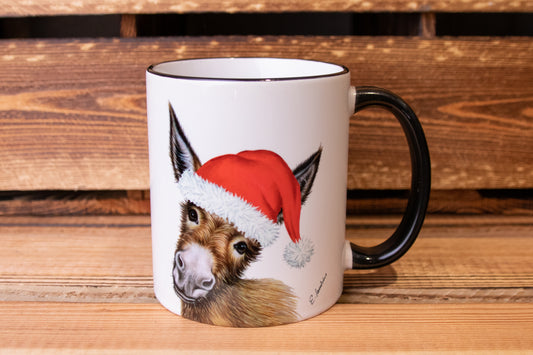 Tasse Weihnachtsesel