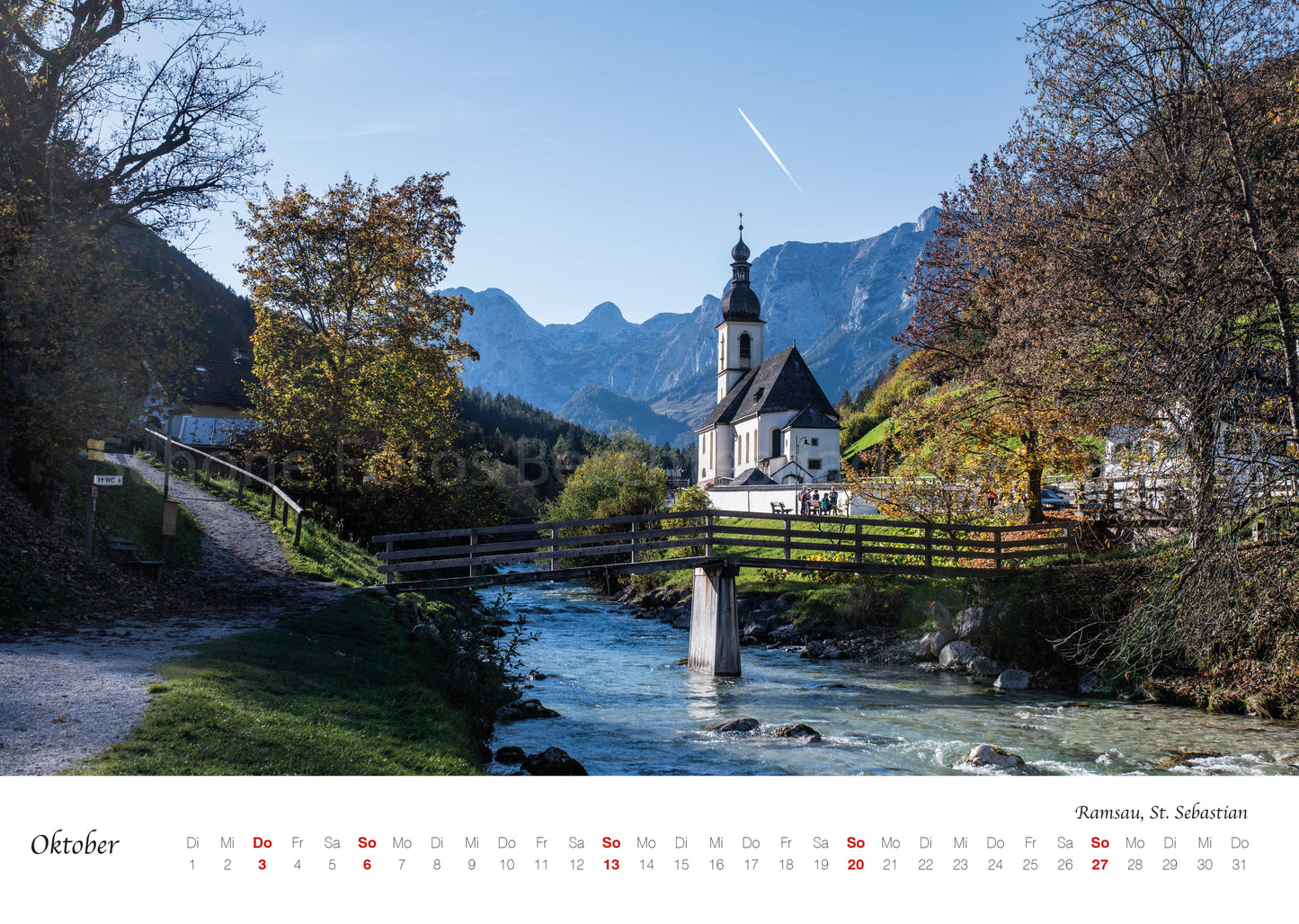 Wand Kalender Berchtesgaden 2024